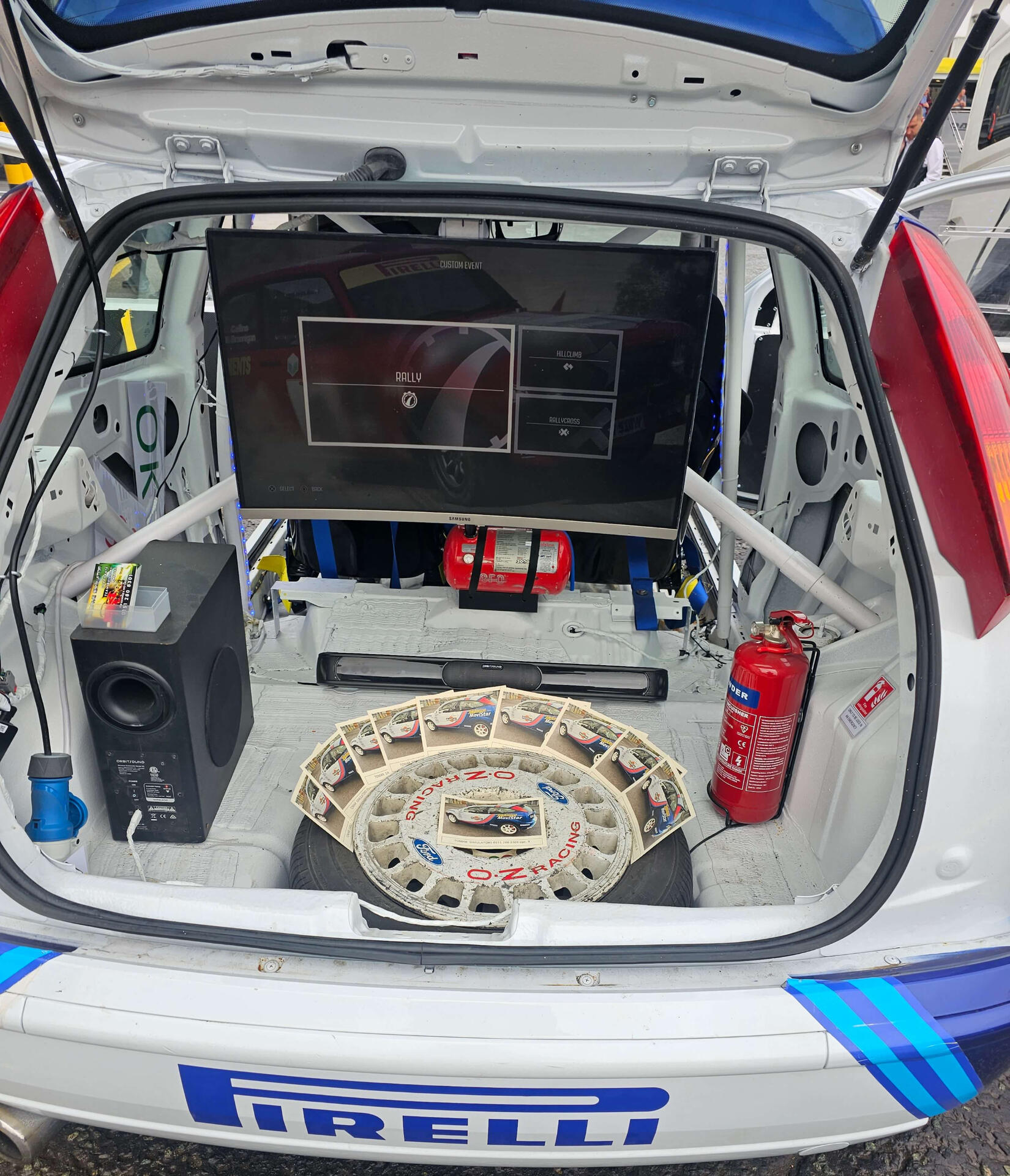 Inside view of the boot